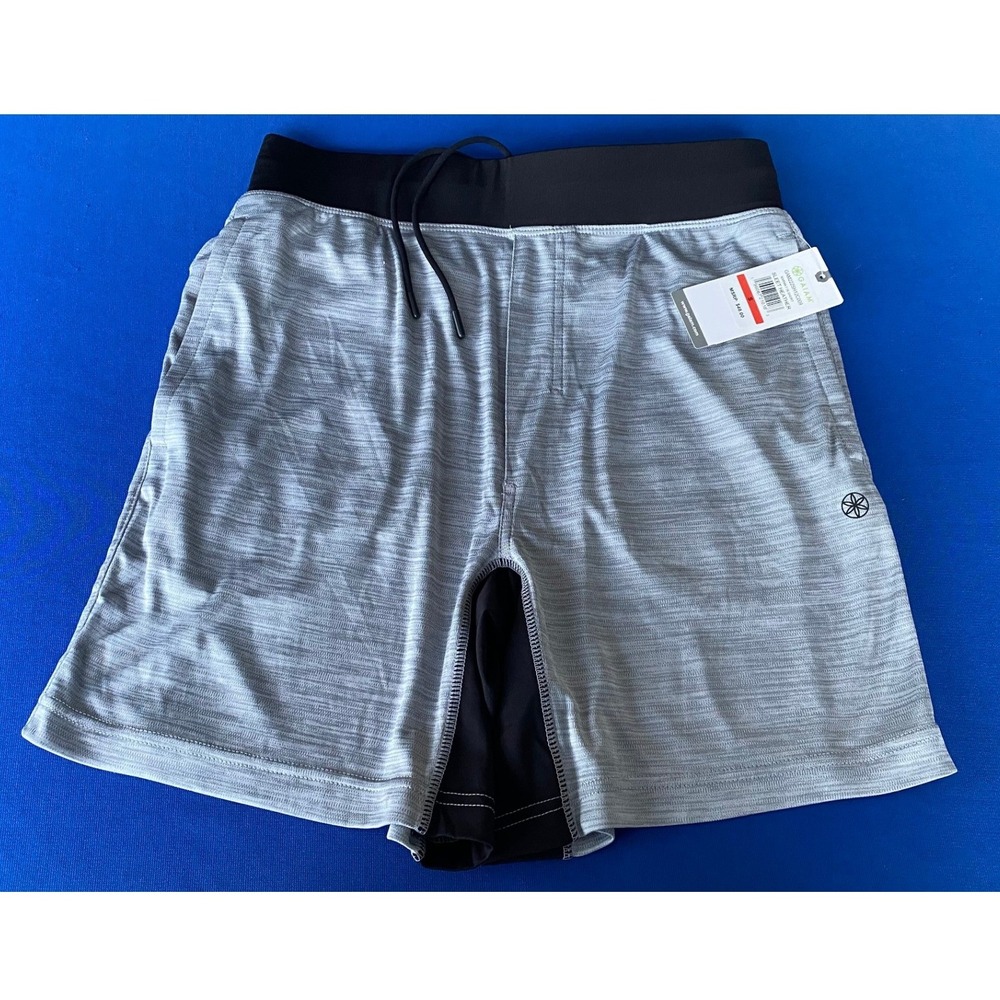 Gaiam Mens Karma 7 In Short Sleet Heather Grey GAIAM Size S NWT
